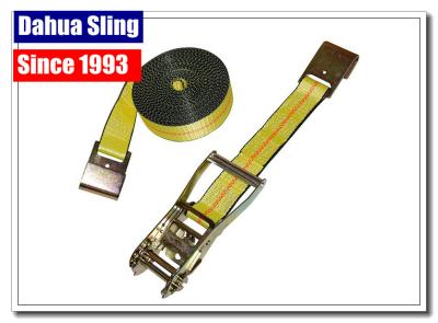 China Rigid Flatbed Luggage Tie Down Straps , Small Utility Ratcheting Tie Downs for sale