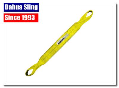 China Eye & Eye Twist Type Flat Web Slings For Lifting , Pallet Lifting Slings With Tuff Tag for sale