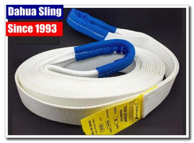 China Long White Tree Trunk Protector Strap , Nylon Recovery Strap ANSI Standard for sale