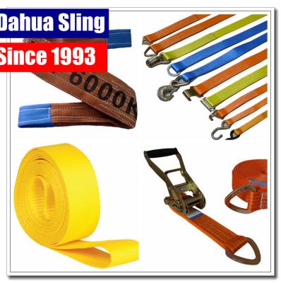 China En 1492-1 Standard Endless Lifting Slings Yellow Lifting Straps Durable 1 Layer for sale