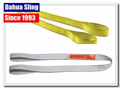 China Tuff Edge Webbing Lifting Straps With Hooks , Industrial Lifting Slings Anti - Cut for sale