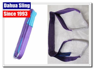 China 25mm / 30mm Colorful Flat Webbing Sling Heavy Lifting Straps 1000kg Wear Resistance for sale