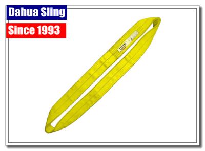 China High Tenacity Yellow Endless Lifting Slings 3000KG Working Load Rainproof for sale