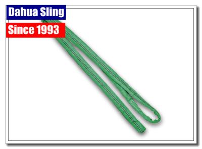 China 2 Ton Endless Round Slings Green Polyester Rigging Australian Standards for sale