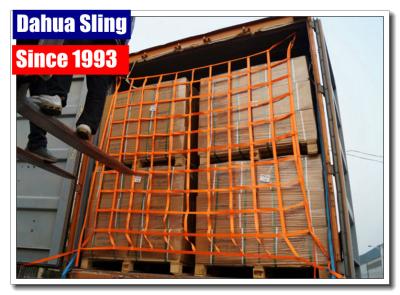 China Flat Polyester Web Cargo Nets For Vans Customized Size Eco Friendly for sale
