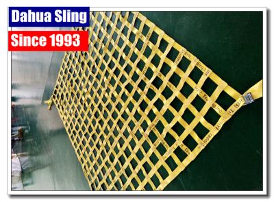 China Heat Restraint Utility Trailer Cargo Net , Cargo Tie Down Nets With Buckle / Hooks for sale