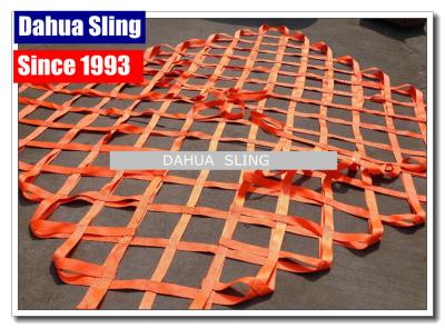 China Buckled Truck / Jeep / Car Cargo Net , 25 X 25cm Mesh Luggage Cargo Net for sale
