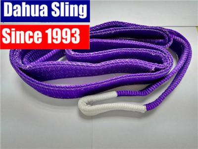 China Soft Duplex Polyester Flat lifting Slings , 1 Ton Load Capacity for sale