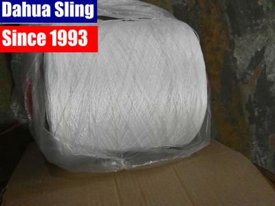 China Polyester Webbing Roll With Logo Stamped , White Polyester Yarn for sale
