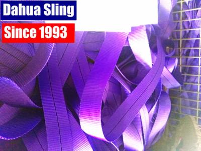 China Commercial 1 Inch Polyester Webbing Roll , Custom Webbing Straps For Lifting Sling for sale