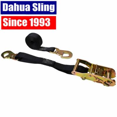 China OEM Quick Release Polyester Dahua Sling Cargo Strapping With Snap Hook for sale