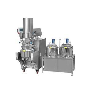 China Cream Vacuum Emulsifying Mixer Machine 200L Homogenizer Emulsifier for sale