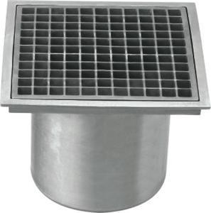 China Pharmceutical Stainless Steel Floor Drain FDA Anti Corrosion for sale