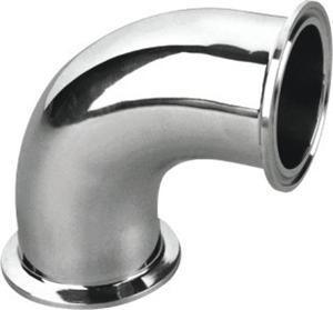 China IDF Stainless Steel Pipe Fittings 24in Sanitary 90 Degree Elbow for sale