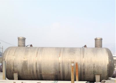 China Tipo horizontal de aço inoxidável tanque de armazenamento subterrâneo solvente químico à venda