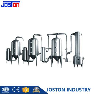 China Energy Saving Vacuum Milk Evaporator Multiple Effects Distillation Concentrator In Low Temperature for sale