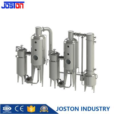 China High Efficiency Herbal Vacuum Evaporator External Effect Double Circulation Falling Film Evaporator for sale