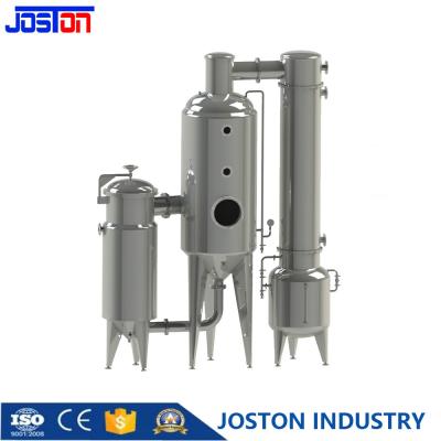 China Single Effect Outside Circulation Evaporator Vacuum Salt Food Waste Water Evaporator Concentrate for sale