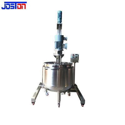 China Stainless Steel High Speed Mixer High Shear Emulsifying Mixing Tank With Lifting System for sale