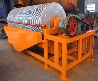 China 25tph Drum Type Magnetic Separator Mining Machine Wet For Iron Ore for sale