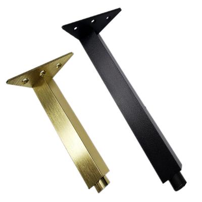 China Metal Furniture Legs Minimalist Design Iron Golden Furniture Table Base Feet For TV Stand Cabinet Sofa Legs for sale