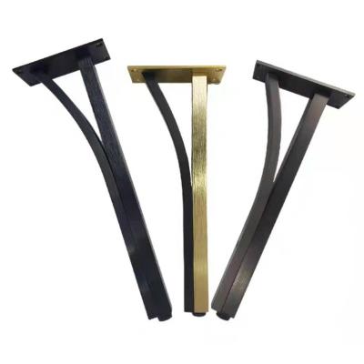 Chine Pieds d'or de base de Tableau de meubles de fer de forme des jambes T de mobilier métallique pour le Cabinet Sofa Legs de support de TV à vendre