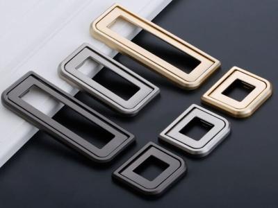 China Brush Brass Hidden Drawer Pulls Kitchen Cabinet Knobs / Closet  Square 96mm Handles T Bar Pulls  Furniture Fittings for sale