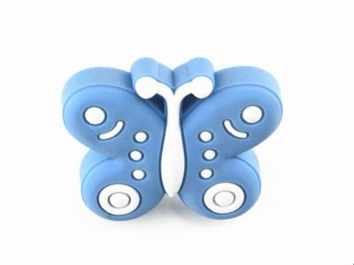 China Butterfly Kids Bedroom Knobs / Furniture Decorative Cute Drawer Knobs for sale