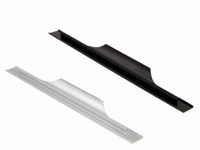 China UV Plate Processing Aluminum Cabinet Handles 900MM Black Oven Door Pulls for sale