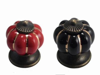 China Zinc Dresser Ceramic Knobs And Pulls , Ceramic Drawer Knobs ISO 2000 Approved for sale