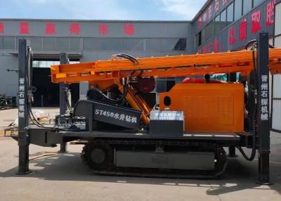 China St 450 Deep Underground Water Borehole Crawler Drilling Rig For Farming Or Construction for sale