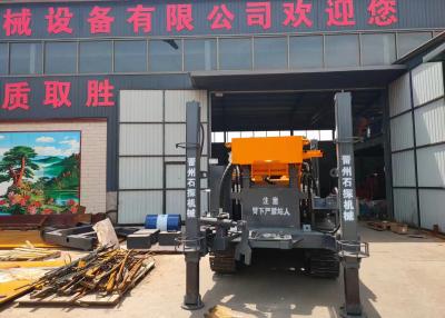 China Geological Borehole Crawler Mounted Drill Rig Machine Portable Hydraulic Water Well for sale