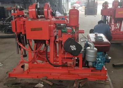 China Xy-1 Borehole Trailer Mounted Drilling Rigs 18 Hp Diesel Engine 100 M Drilling Depth for sale