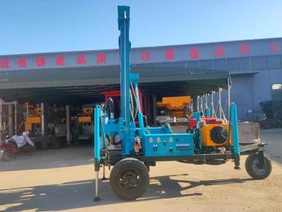 China Compact High Speed Pneumatic Borewell Machine with 1 Meter High Leg Stroke for sale