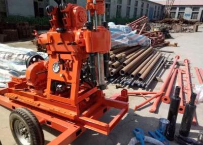 China Diesel Engine Powered Geological Drill Rig Engineering Survey 200 Meters for sale