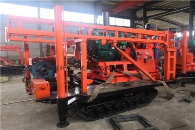 China Diesel Hydraulic Crawler Mounted Core Drilling Rig / Geological Drilling Rig for sale