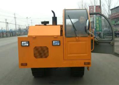 China Cab Enclosed 1T - 10T Hydraulic Mini Dumper , Small Crawler Dump Truck for sale