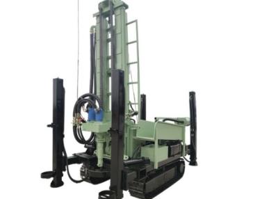 China 260m Steel Crawler Mounted Rotary Portable Hydraulic Water Well Drilling Machine for sale