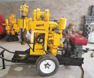 China Easy Movement Portable Hydraulic Borewell Drilling Machine 22hp Diesel Engine Xy-1a à venda