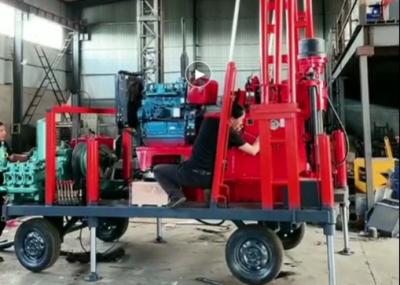 China Broca montada Rig Equipment With Wheels de Xy-2 400m esteira rolante hidráulica portátil à venda