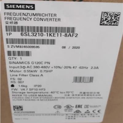 Chine G120 6SL3210-1KE11-8AF2 Siemens Sinamics G120c Module de puissance Filtrage intégré à vendre