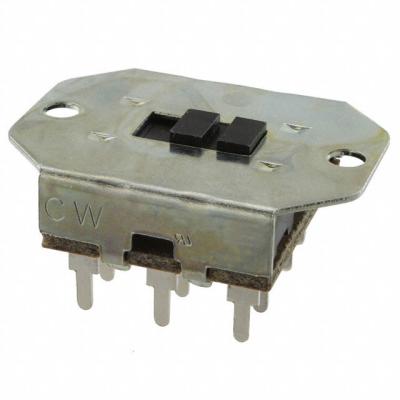 China GF-642-0022 línea soporte del panel del interruptor deslizante 4PDT del interruptor de selector del voltaje en venta