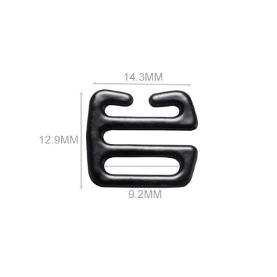 China Lingerie Accessories Metal Bra Strap Adjuster Slider 9.2mm 11.4mm for sale