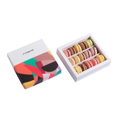 China Caixas vazias UV do chocolate de Macaron Brownie Food Packaging Box com inserções à venda