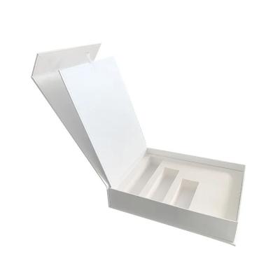 중국 하얀 화장용 맞춘 패키징하는 박스 그린 소재 비어 있는 용지함 판매용