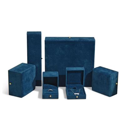 China Bangle Suede Environmentally Friendly Jewelry Packaging Earring Packaging Boxes for sale