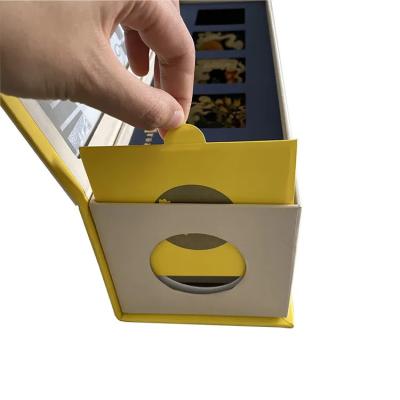 Chine 3d insèrent le papier implantable de graine empaquetant le boîte-cadeau magnétique UV de fermeture à vendre