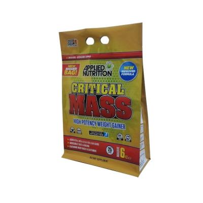 China Flat Bottom Food Packaging Pouches Gravure Printing With Holder for sale