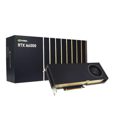 China Placa gráfica video do ampère RTX A6000 48G GDDR6 GPU para a estação de trabalho 256bit à venda