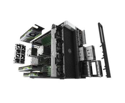 China Gráficos Dell T7920 Dell Tower Server Workstation 256G RTX A6000 48G à venda